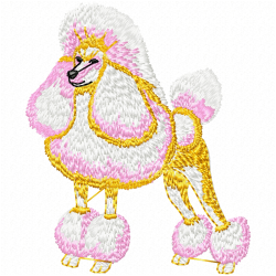 Dogs Embroidery Design 6